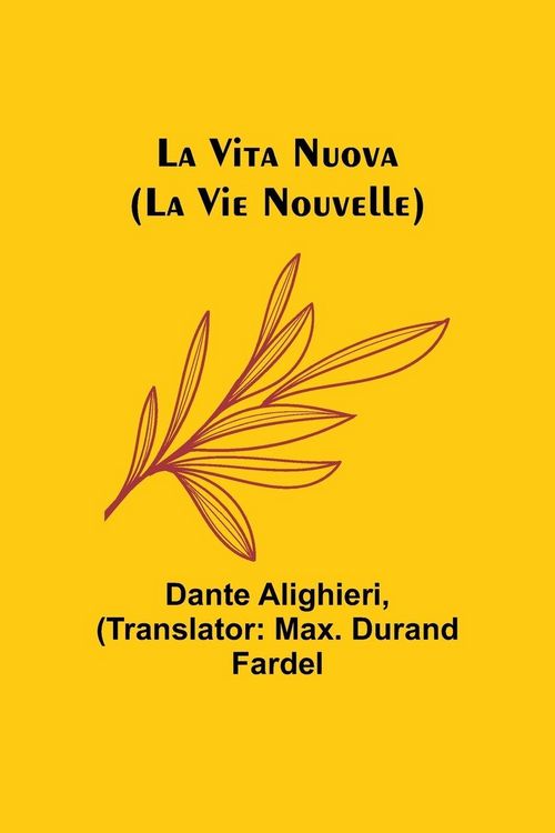 Produktbild: La Vita Nuova (La Vie Nouvelle)