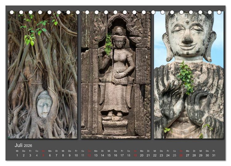 Produktbild: MEDITATION Zeit f&uuml;r mich (Tischkalender 2026 DIN A5 quer), CALVENDO Monatskalender