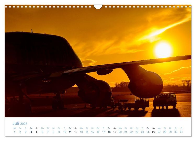 Produktbild: BOEING 747 - K&ouml;nigin der L&uuml;fte (Wandkalender 2026 DIN A3 quer), CALVENDO Monatskalender