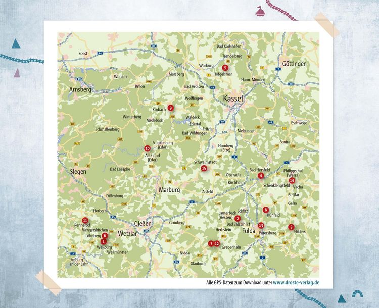 Produktbild: Hessen - Alte Bahntrassen. Radeln f&uuml;r die Seele