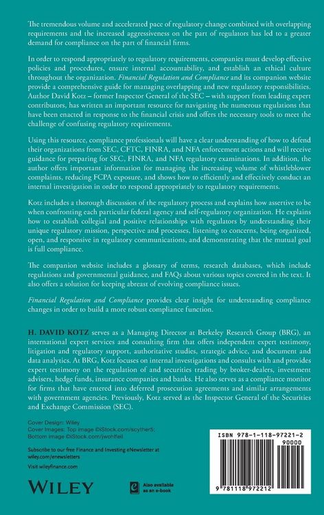 Produktbild: Financial Regulation and Compliance
