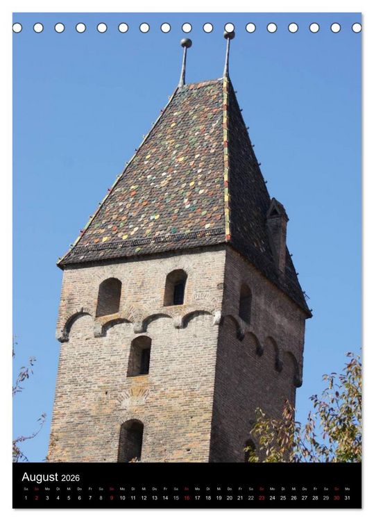 Produktbild: Ulm an der Donau (Tischkalender 2026 DIN A5 hoch), CALVENDO Monatskalender