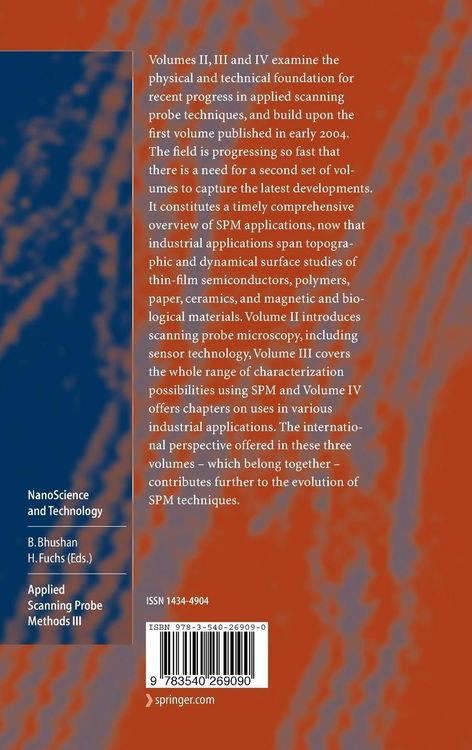 Produktbild: Applied Scanning Probe Methods III