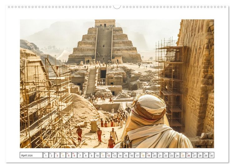 Produktbild: Im Schatten der Pyramiden (Wandkalender 2026 DIN A2 quer), CALVENDO Monatskalender