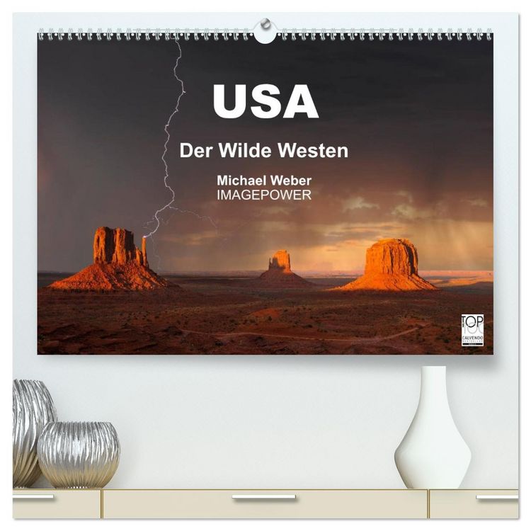 Produktbild: USA - Der Wilde Westen (hochwertiger Premium Wandkalender 2026 DIN A2 quer), Kunstdruck in Hochglanz