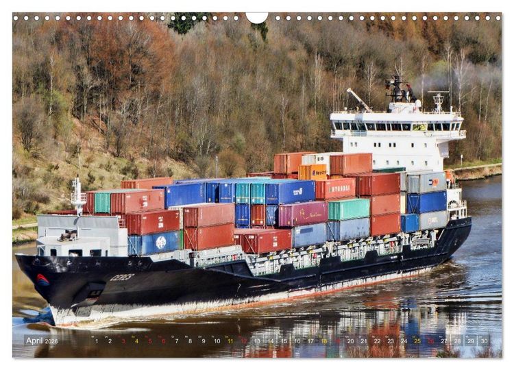 Produktbild: Transportschiffe Giganten der Meere (Wandkalender 2026 DIN A3 quer), CALVENDO Monatskalender