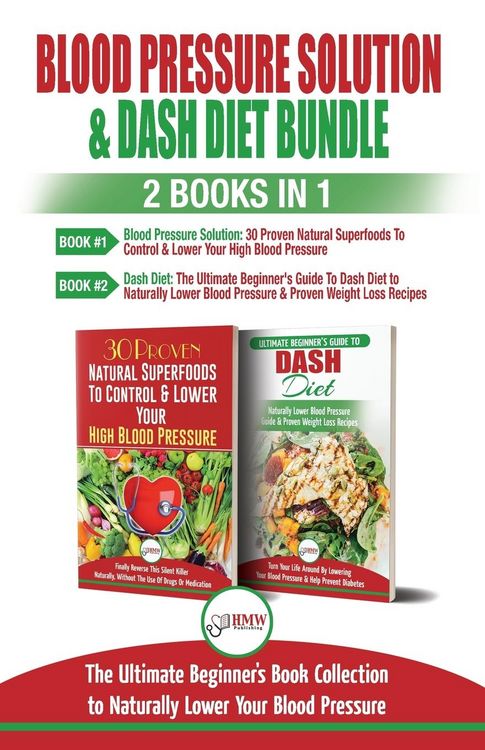 Produktbild: Blood Pressure Solution & Dash Diet - 2 Books in 1 Bundle