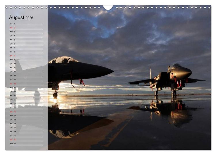 Produktbild: Kampfjets. U.S. Aircraft (Wandkalender 2026 DIN A3 quer), CALVENDO Monatskalender