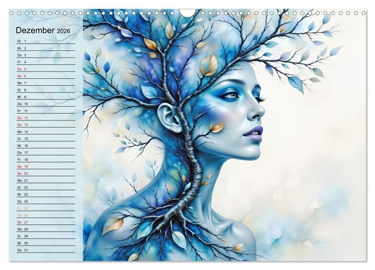 Produktbild: Waldgeborene Eleganz (Wandkalender 2026 DIN A3 quer), CALVENDO Monatskalender