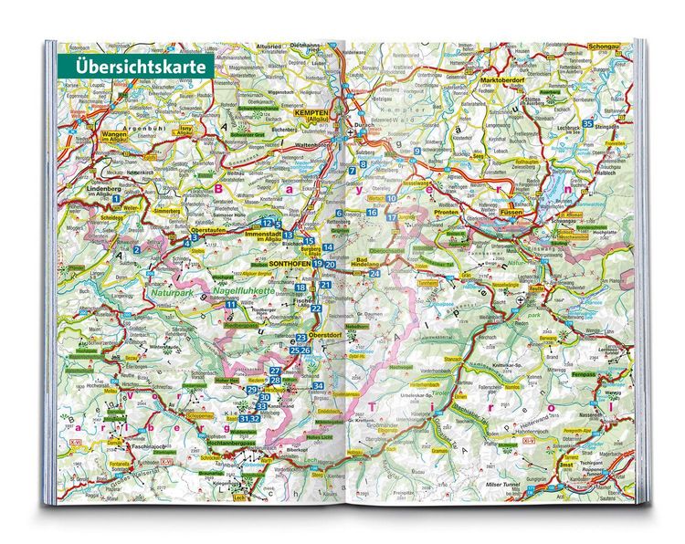 Produktbild: KOMPASS Wanderf&uuml;hrer Allg&auml;uer Alpen, einfache Wanderungen, 35 Touren mit Extra-Tourenkarte