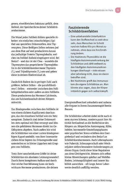 Produktbild: Die beste Ern&auml;hrung f&uuml;r deine Schilddr&uuml;se