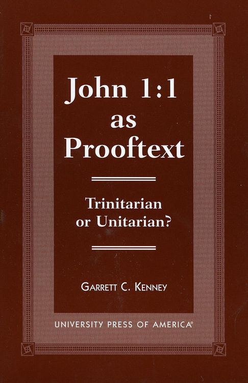 Produktbild: Kenney, G: John 1:1 as Prooftext