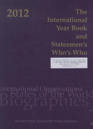Produktbild: The International Year Book and Statesmen's Who's Who 2012