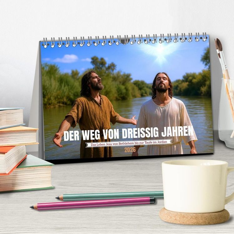 Produktbild: Der Weg von drei&szlig;ig Jahren (Tischkalender 2026 DIN A5 quer), CALVENDO Monatskalender