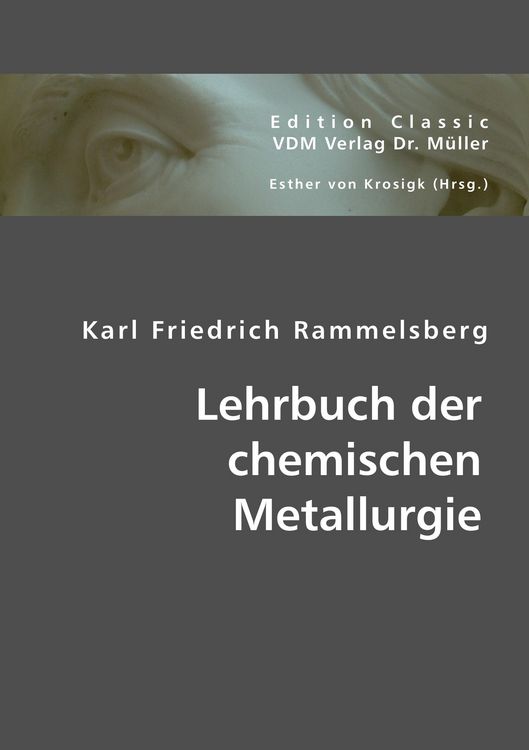 Produktbild: Lehrbuch der chemischen Metallurgie