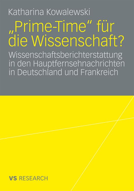 Produktbild: "Prime-Time" f&uuml;r die Wissenschaft?