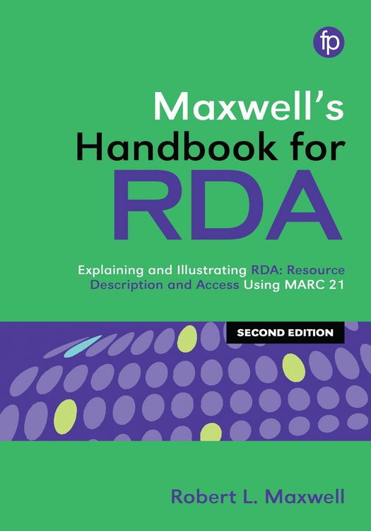 Produktbild: Maxwell's Handbook for RDA