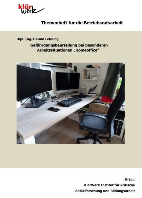 Produktbild: Gef&auml;hrdungsbeurteilung bei besonderen Arbeitssituationen "Homeoffice"