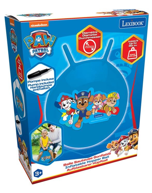 Produktbild: Paw Patrol Aufblasbarer H&uuml;pfballl Rosa 45cm