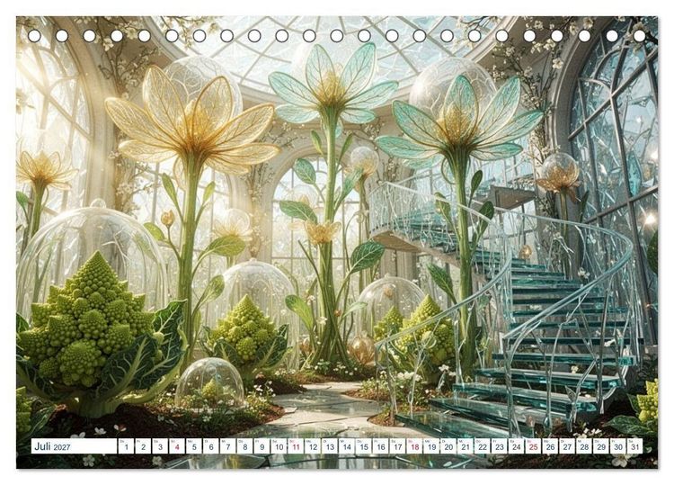 Produktbild: Architektur der Emotionen - Gestaltete Stimmungen (Tischkalender 2027 DIN A5 quer), CALVENDO Monatskalender