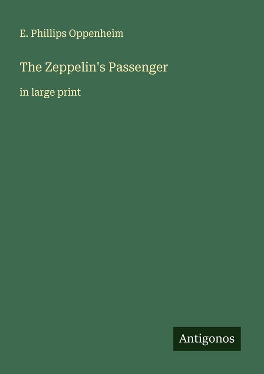 Produktbild: The Zeppelin's Passenger
