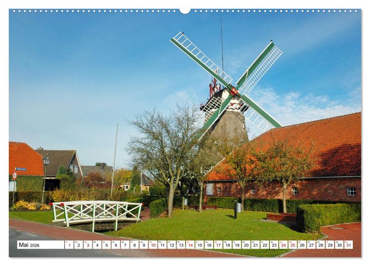 Produktbild: Erholungsort Schortens (hochwertiger Premium Wandkalender 2026 DIN A2 quer), Kunstdruck in Hochglanz