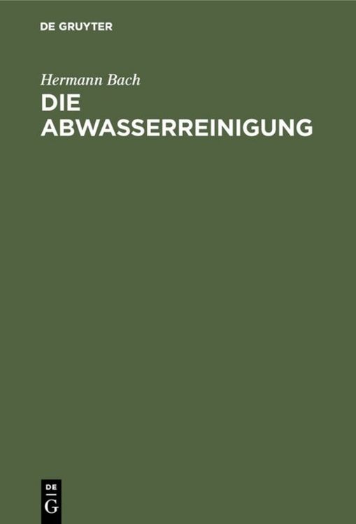 Produktbild: Die Abwasserreinigung
