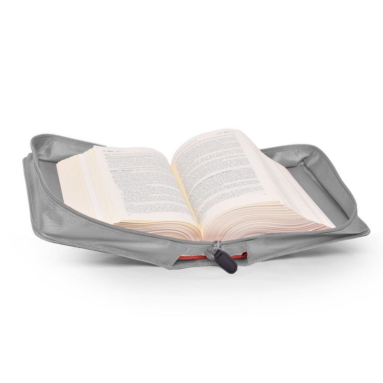Produktbild: SartoriusSKIN Tasche BASIC Gr. L in Silber-Grau mit Tragegurt & Buchst&uuml;tze