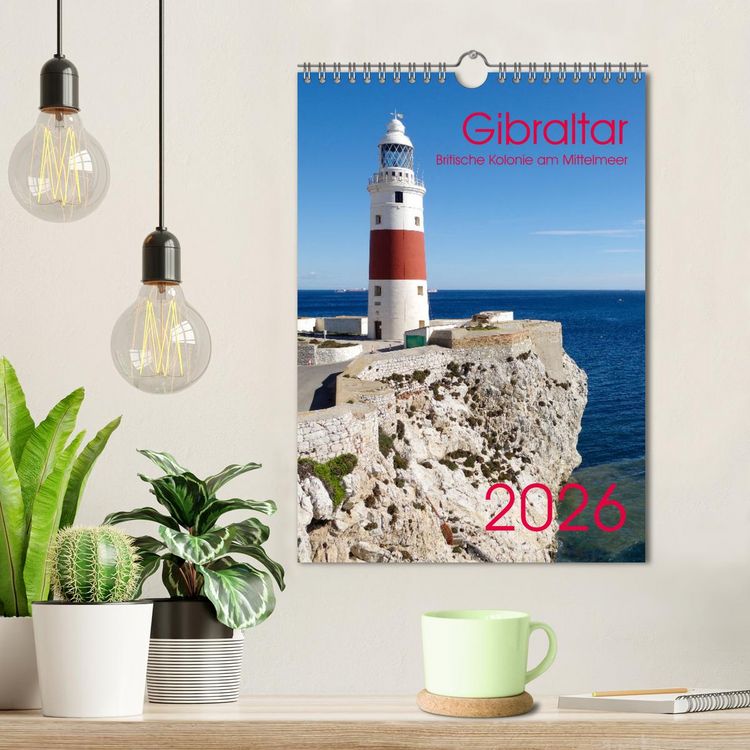 Produktbild: Gibraltar - Britische Kolonie am Mittelmeer (Wandkalender 2026 DIN A4 hoch), CALVENDO Monatskalender