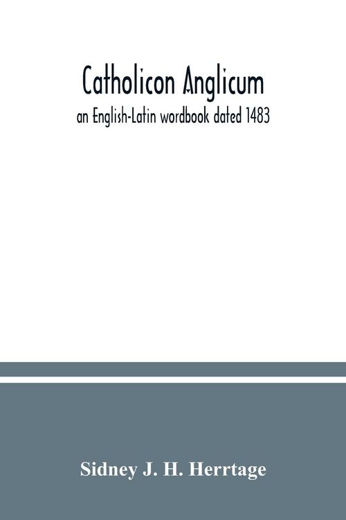 Produktbild: Catholicon Anglicum