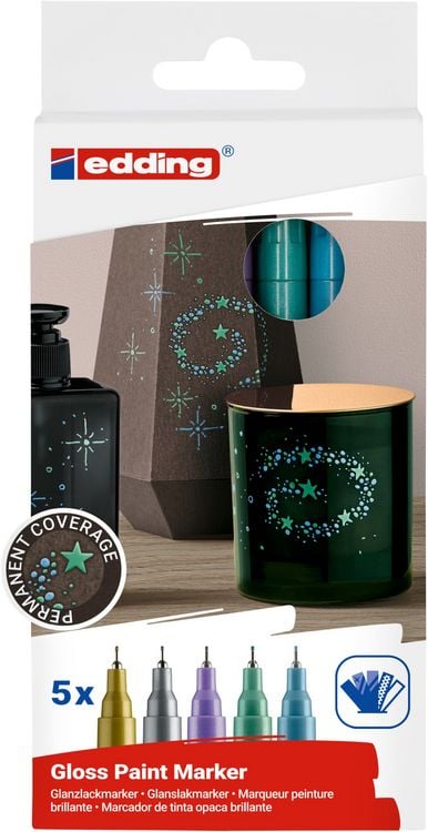 Produktbild: edding 780 Glanzlackmarker 5er Set spezial