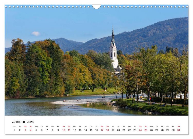 Produktbild: Bad T&ouml;lz - Perle an der Isar (Wandkalender 2026 DIN A3 quer), CALVENDO Monatskalender