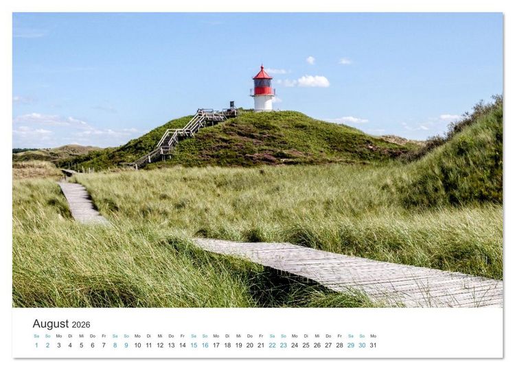 Produktbild: Amrum: Natur und Freiheit (Wandkalender 2026 DIN A4 quer), CALVENDO Monatskalender