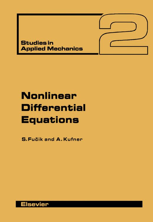 Produktbild: Nonlinear Differential Equations