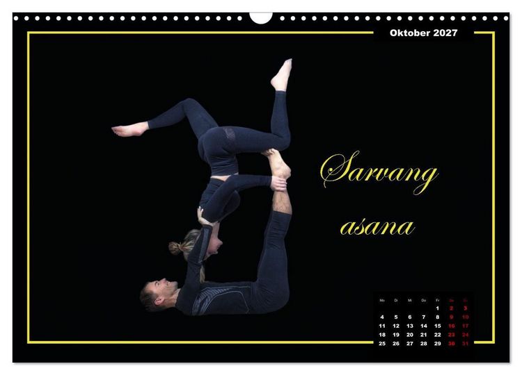 Produktbild: Yoga - Asana (Wandkalender 2027 DIN A3 quer), CALVENDO Monatskalender