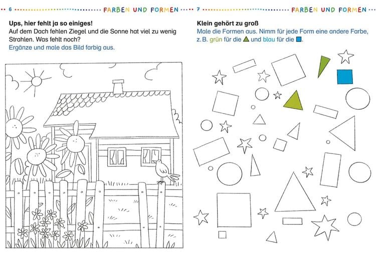 Produktbild: Schlau für die Schule: Mein bunter Vorschul-Block