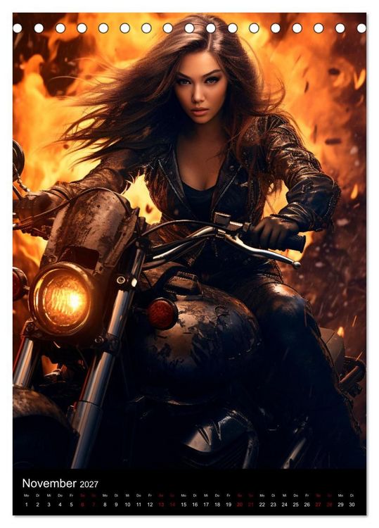 Produktbild: Riding Beauties (Tischkalender 2027 DIN A5 hoch), CALVENDO Monatskalender
