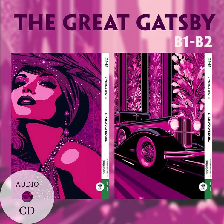 Produktbild: The Great Gatsby- B1-B2 - 2 Teile (+ 2 Audio-CDs)