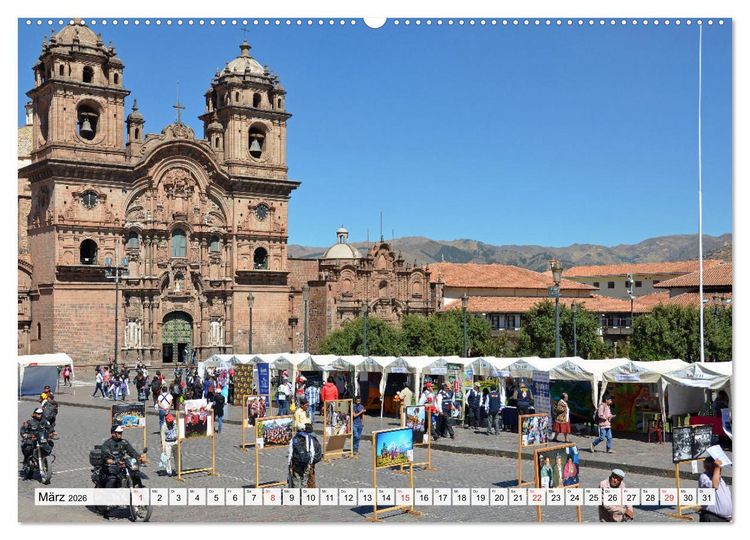 Produktbild: Faszination PERU, zwischen Anden und Regenwald (hochwertiger Premium Wandkalender 2026 DIN A2 quer), Kunstdruck in Hochglanz