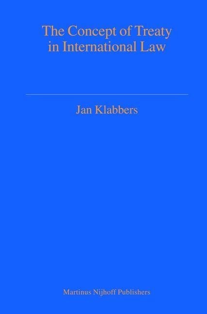 Produktbild: The Concept of Treaty in International Law