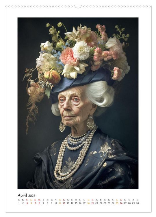 Produktbild: Au&szlig;ergew&ouml;hnliche Portraits (hochwertiger Premium Wandkalender 2026 DIN A2 hoch), Kunstdruck in Hochglanz