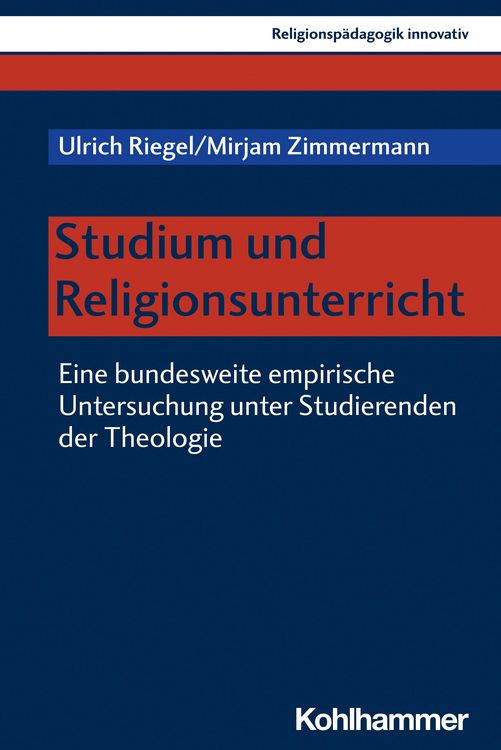 Produktbild: Studium und Religionsunterricht