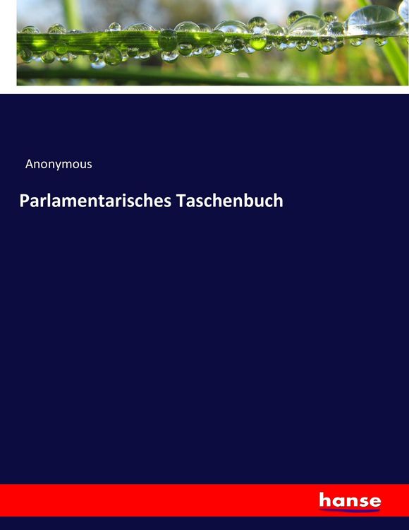 Produktbild: Parlamentarisches Taschenbuch