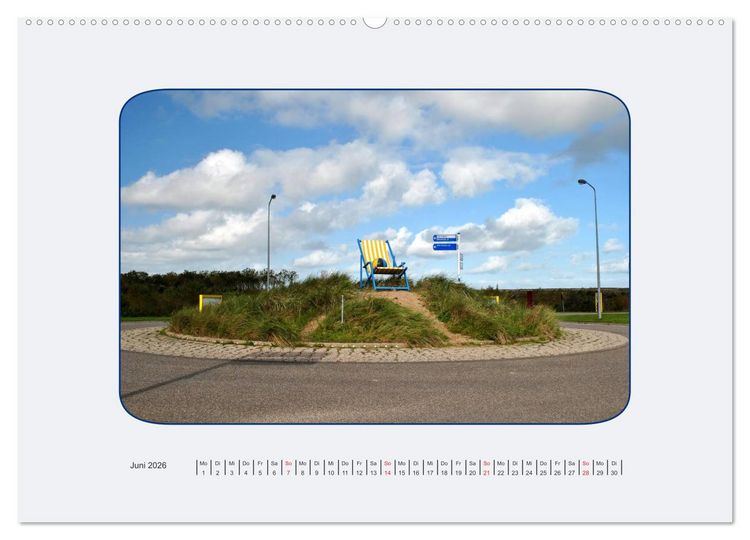 Produktbild: Ouddorp Spezial / Bilder von einer holl&auml;ndischen Nordseeinsel (hochwertiger Premium Wandkalender 2026 DIN A2 quer), Kunstdruck in Hochglanz