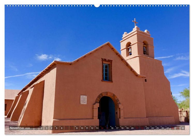Produktbild: Peru Bolivien Chile (Wandkalender 2026 DIN A2 quer), CALVENDO Monatskalender