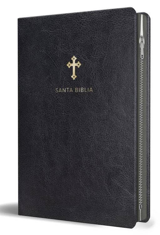 Produktbild: Biblia Reina Valera 1960 Tamano grande, letra grande piel negra con