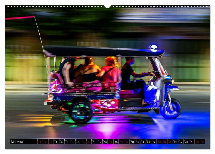 Produktbild: Bangkok - pulsierende Hauptstadt Thailands (Wandkalender 2026 DIN A2 quer), CALVENDO Monatskalender