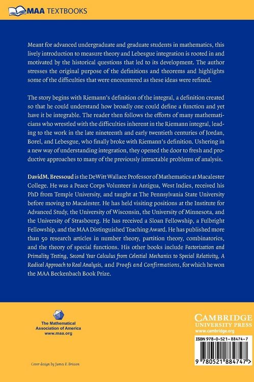 Produktbild: A Radical Approach to Lebesgue's Theory of Integration