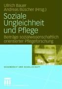 Produktbild: Soziale Ungleichheit und Pflege