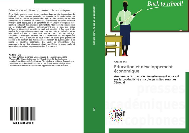 Produktbild: Education et d&eacute;veloppement &eacute;conomique